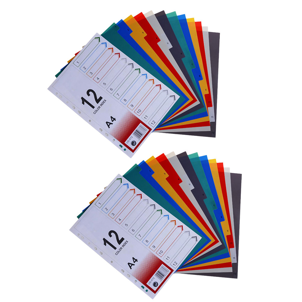 2Pcs Index Paper Refills Divid - Tab Divider A4 recension och pris