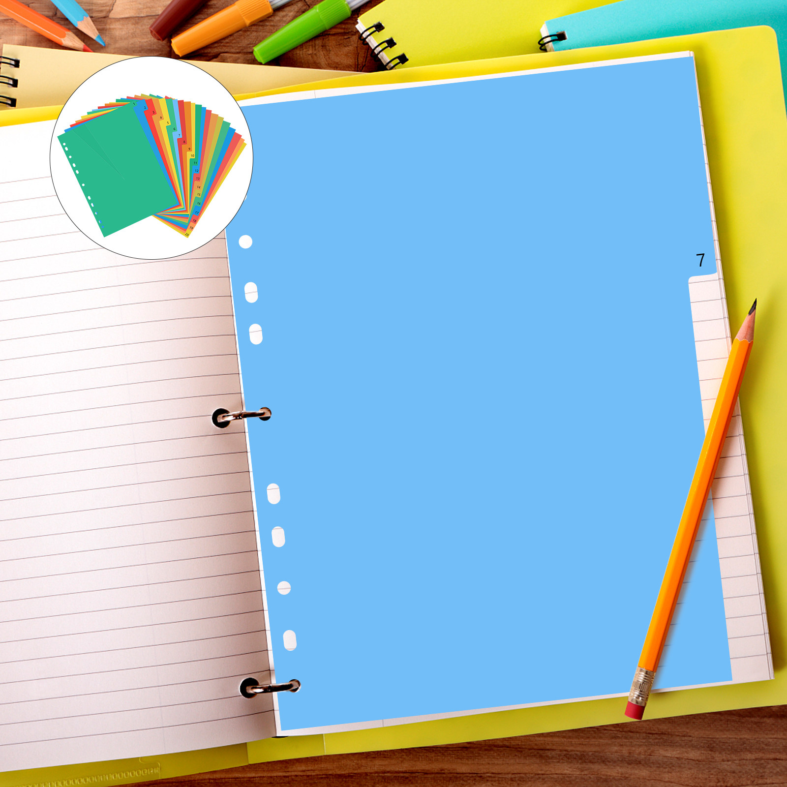 20 Pages A4 Size Color Coded P - Tab Divider A4 recension och pris