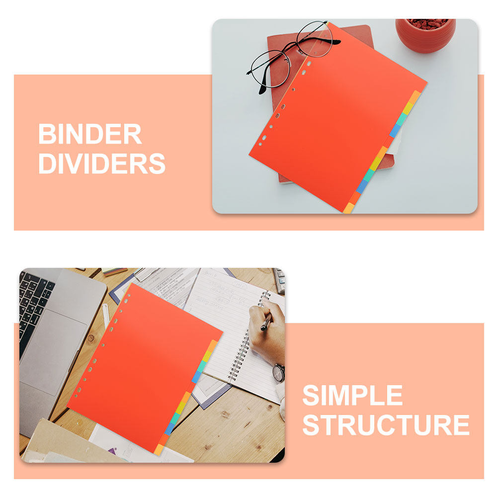 PVC Binder Dividers with Writa - Tab Divider A4 recension och pris